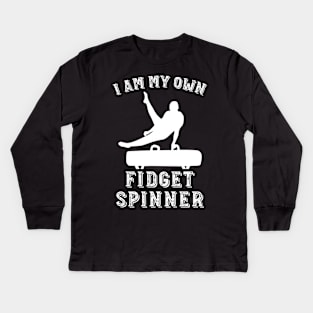 I Am My Own Fidget Spinner' Cute Fidgeting Kids Long Sleeve T-Shirt